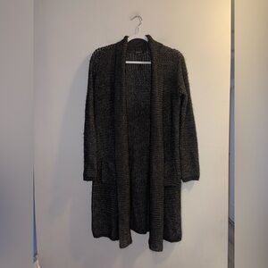 Dynamite | Black Knit Long Cardigan